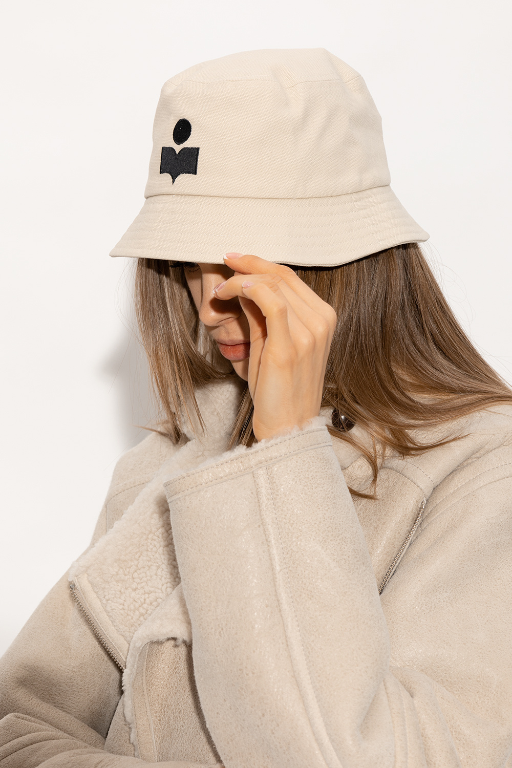 ハット ISABEL MARANT Woman Hat Ecru CQ001XFBA2C08A ECBK Tyron Cap Woman ecru and black | ISABEL MARANT Official
